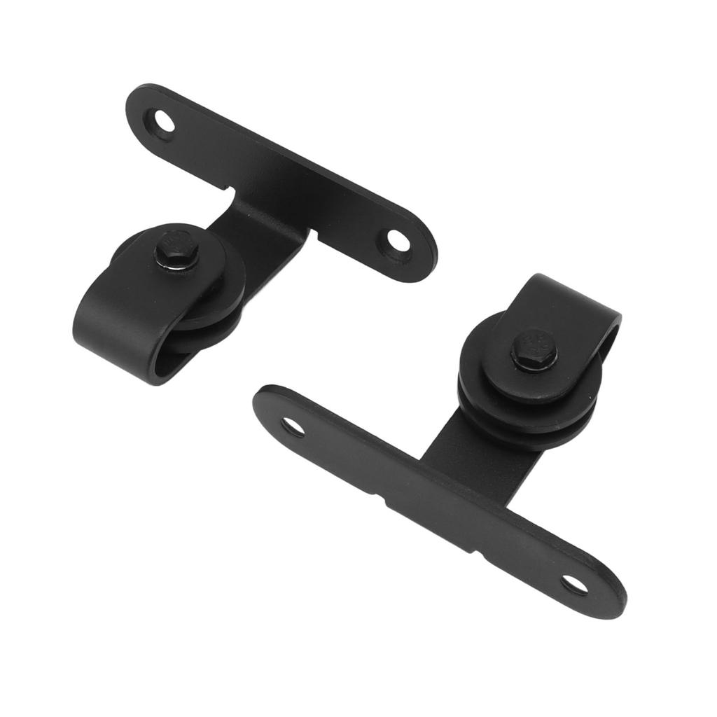 Mini Black Sliding Barn Door Hardware Roller Set Barn Door Lift Rail Accessories for Cabinet