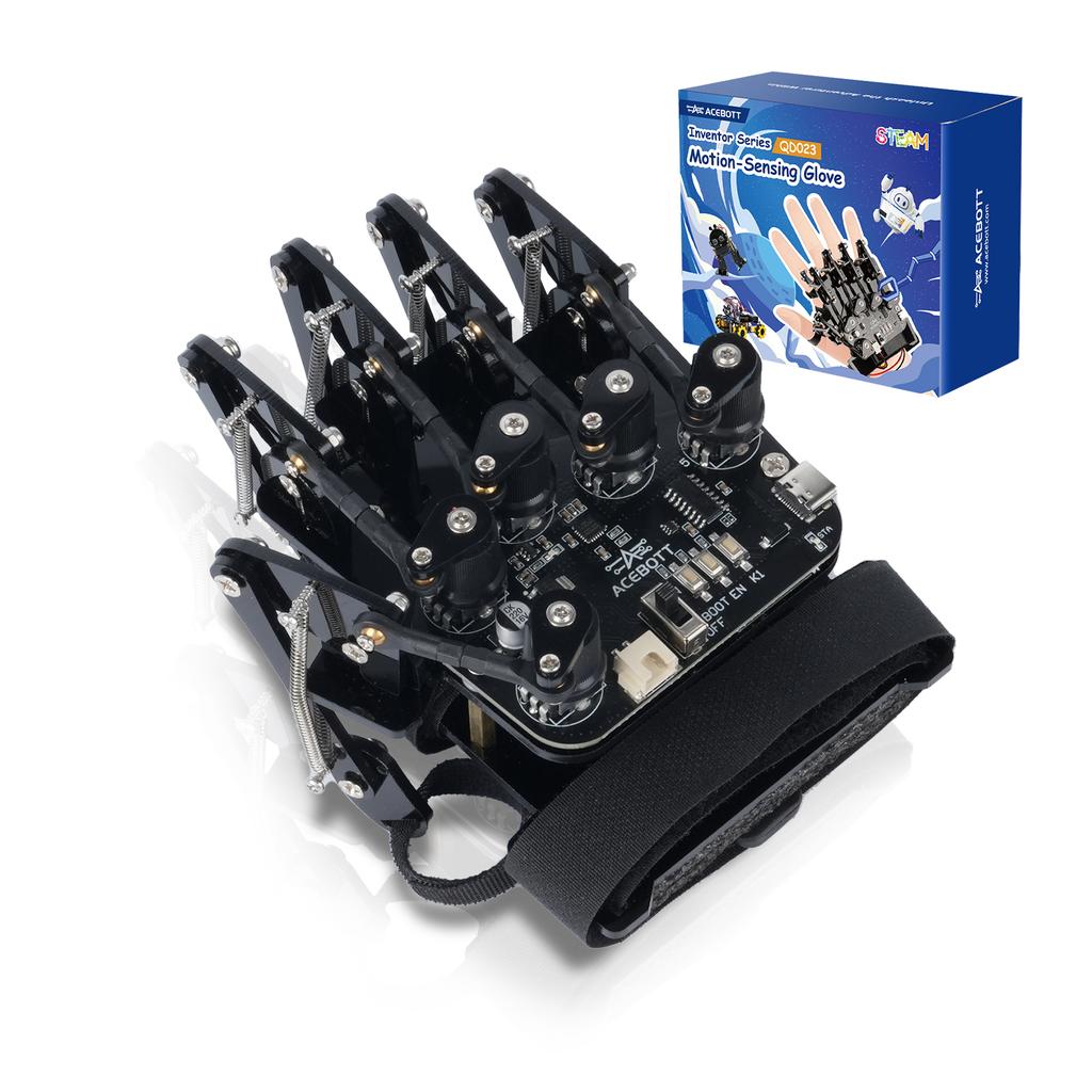 ACEBOTT Sensing Gloves Gesture Control Smart Car Motion-Sening Glove Robot Car kit for Arduino Kit