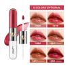 Doppelseitiger Lip Glaze Matte Lipgloss, wasserfester, nicht verschmierender und Make-up-freier Lippenstift. Doppelseitiger Lipgloss