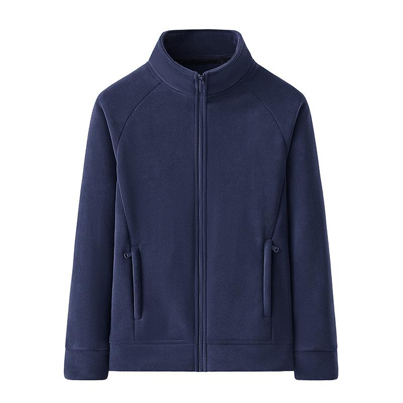 Men's Polar Fleece Jacket Winter Loose Casual Cardigan Lined Thicken Parkas Coats Men's Sweatshirt Outdoor Camping Travel Jacket