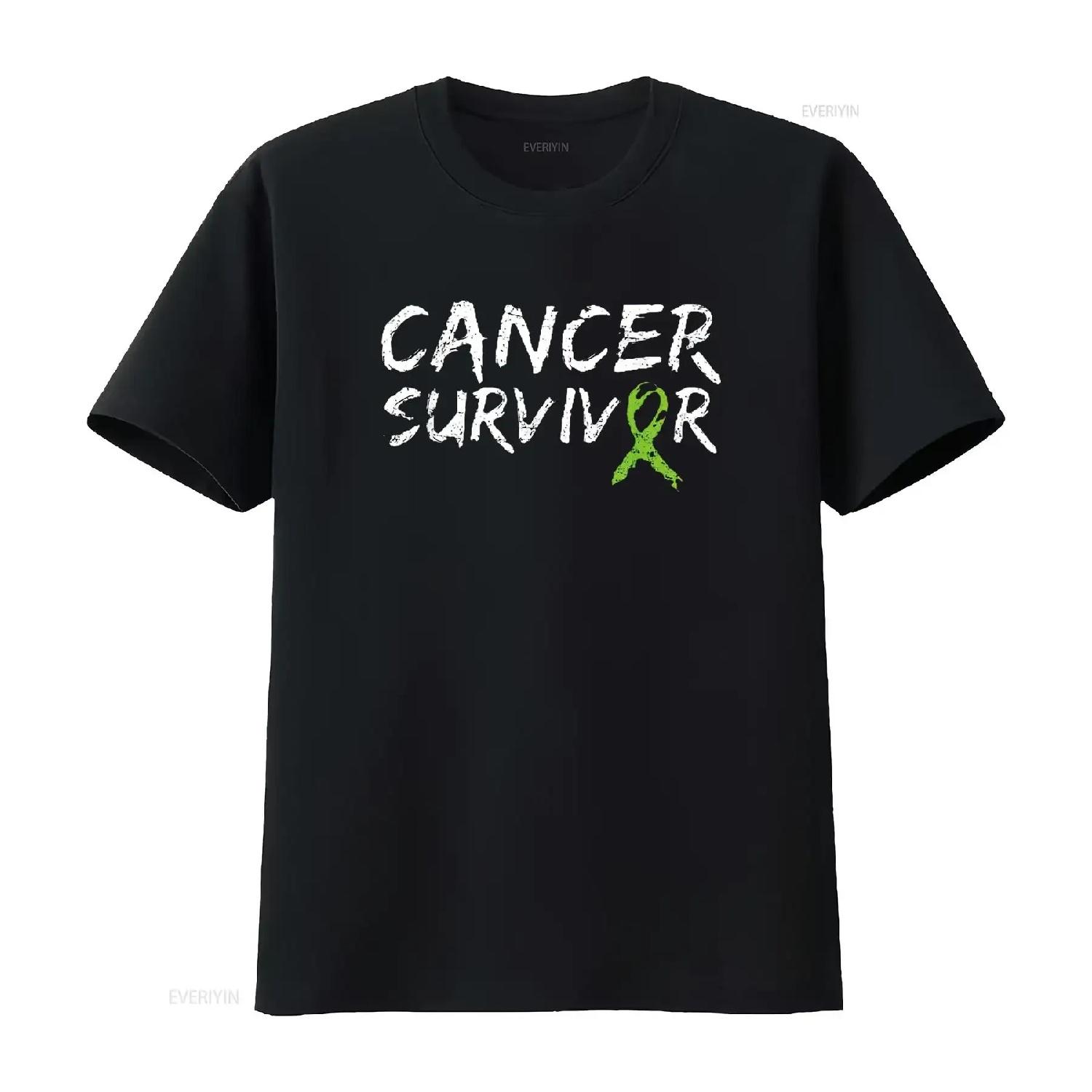 Mens Lymphoma Cancer Survivor Support T Shirt Black vintage Washed Comfortable Casual Unisex Breathable Top For Everyday Wear XXXXXL разноцветный