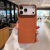 For Magsafe Magnetic Wireless Charging Phone Case For iPhone 17 Pro Max 14 11 13 12 15 16 Pro Max Lychee Pattern Soft Back Cover