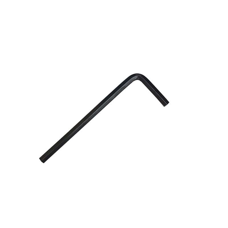 0.9-8mm Black Carbon Steel Metric Hex Key L-Shaped Wrench