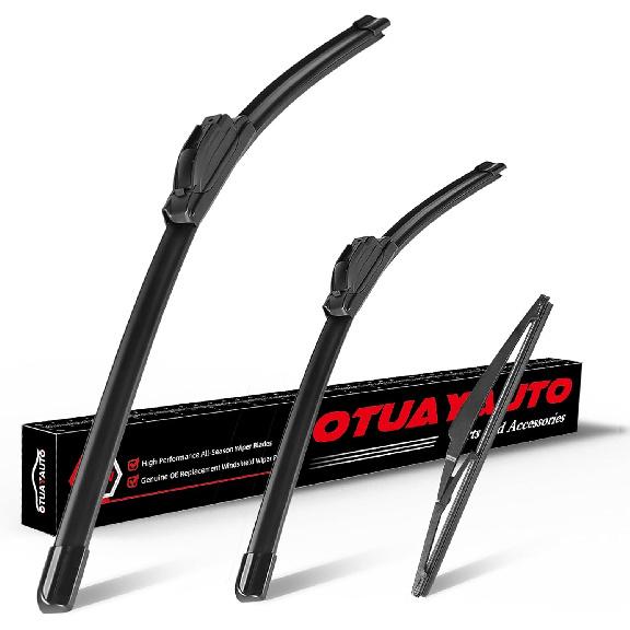 OTUAYAUTO 22"+22" Windshield Wiper Blades Replacement for Chevrolet Silverado 1500 2500 3500 1999-2006 2019-2024 Front Window Wiper Fit Factory