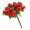 1 bukett kunstig blomst 12 rosehoder DIY Craft Home Party Bryllupsdekor