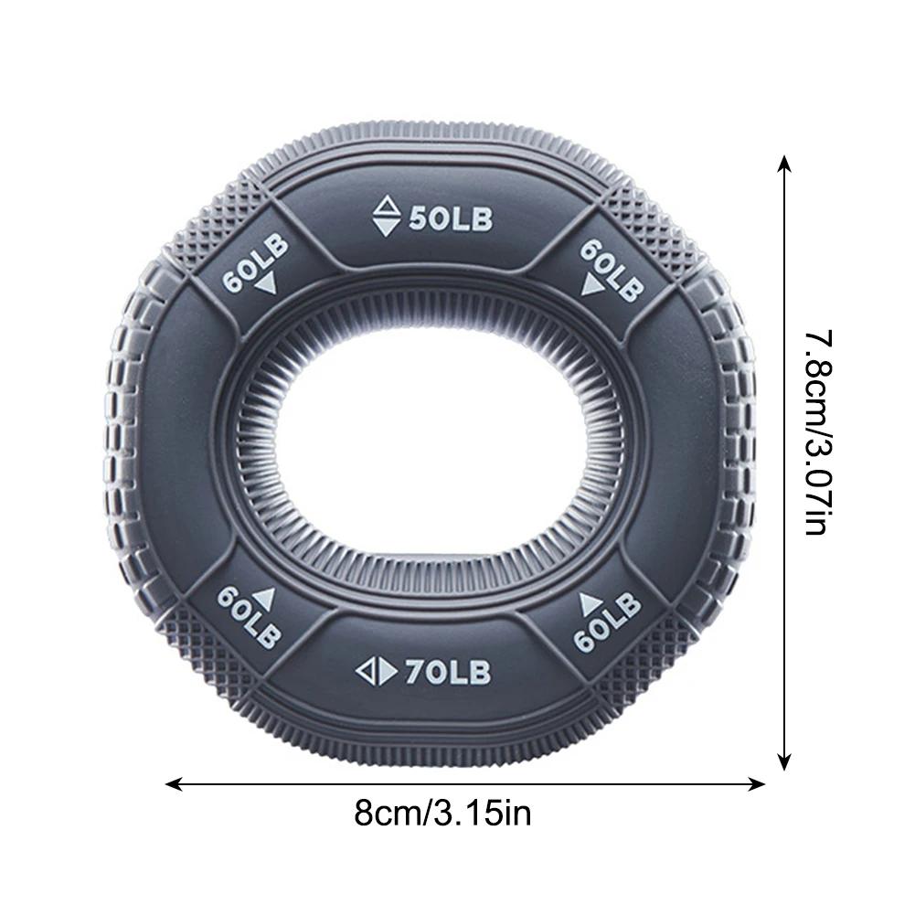 Silicone Rings Hand Grip Strengthener Finger Forearms Exercise Grip Trainer for Hand and Wrist Muscle Trainer Stress Relief