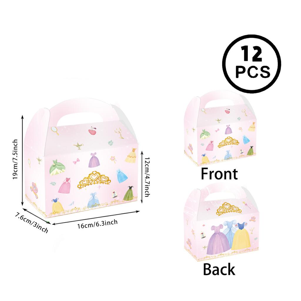 Princess Dress Theme Party Supplies Birthday Decoration Princess Party Decoration Party Arrangement Tableware