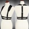 Punk-Taillengürtel Damen Halloween Leder Skinny Body Verstellbare Gürtel mit Legierungsschnalle für Party Nachtclub Taille Schlank