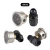 Universal Fuel Pressure Gauge Liquid 0-100psi Oil Press Gauge 1/8" NPT with 6AN Fuel Pressure Take Off Fitting