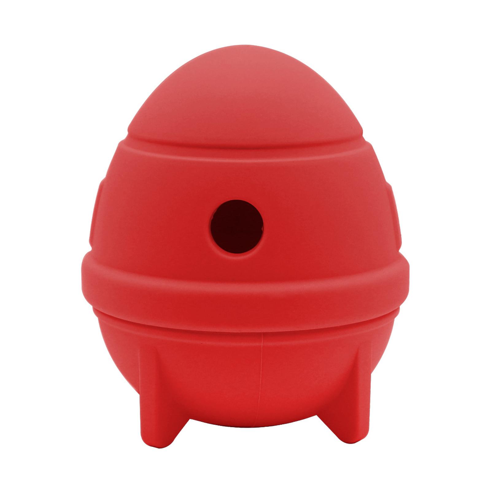 

Жувальний диспенсер для їжі, повільна годівниця, розвиваюча іграшка для домашніх тварин One Size червоний