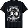Vintage 1998 27yr 27th Birthday Gifts forunisexunisex27 Years Old T-Shirt Print Original Design Gifts T Shirts Camiseta Hombre