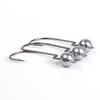 25pcs  Jig Head Fishing  Hook Wide Crank Offset Fishhook For Soft Worm Lure Barbed Carp Fishing  Hooks
