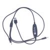 USB Regulátor rychlosti ventilátoru Adaptér konektoru Ventilátorový regulátor Nový 3stupňový nastavení síly větru Kabel pro chladicí oblečení