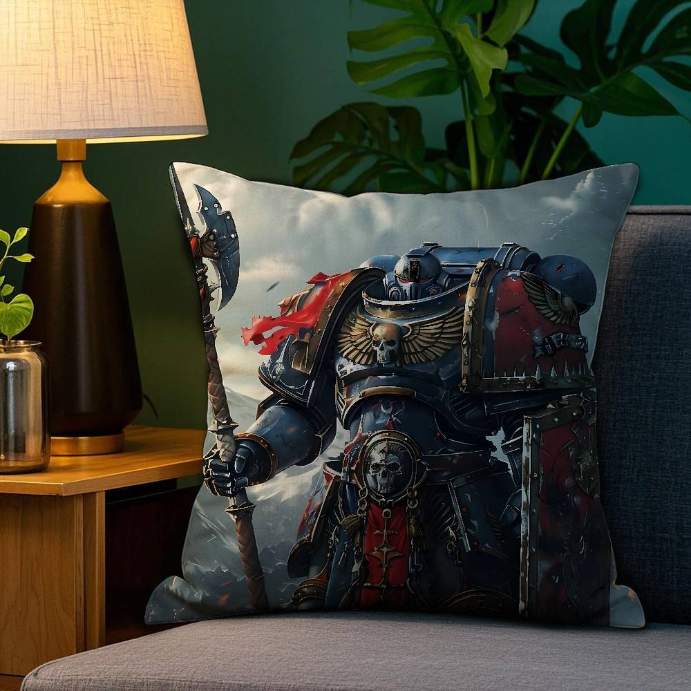 Game Pillow Case Sofa Living Room Bedroom Double-sided Printing W-Warhammer-S Square Cushion Nap Time Pillow Case