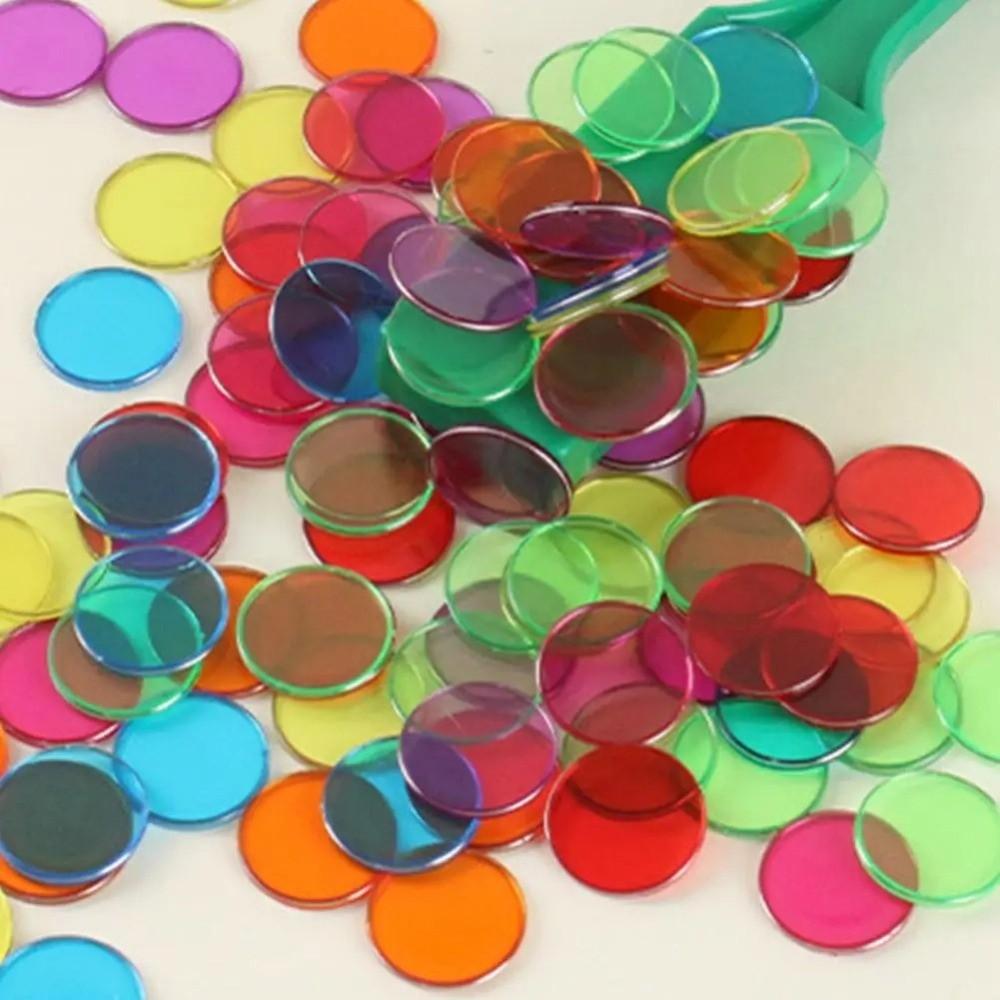 ABS Bingo Wand Set Color Sorting Magnetic Chip Set New Educational Game Set for Children