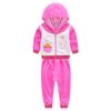 Kid Baby Girls Boys Infant Clothing Velvet Zipper Winter Spring Set Piece Long Sleeve Kidswear Aapparel