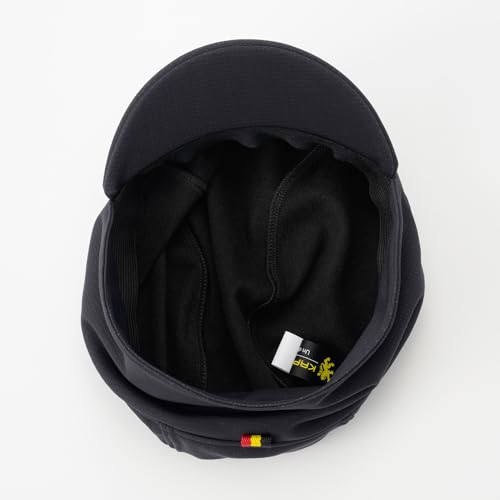 Kapelmuur Thermo Dream Cycling Winter Cap with Ear Flaps, Black, One Size