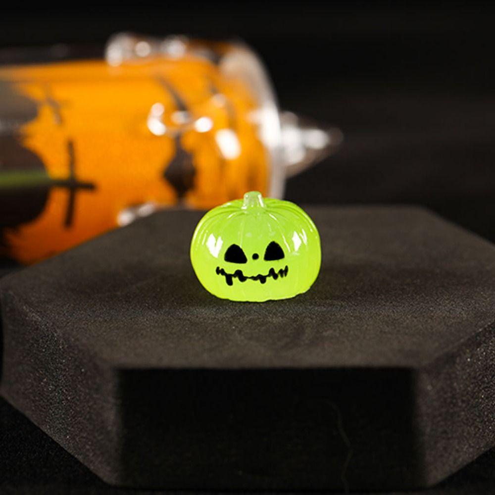 Cute Halloween Luminous Ornaments Cartoon Ghost  Animal Miniature Figurine  Halloween