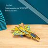3D Wooden Fighter Bomber & Warship Puzzle Toy for Kids