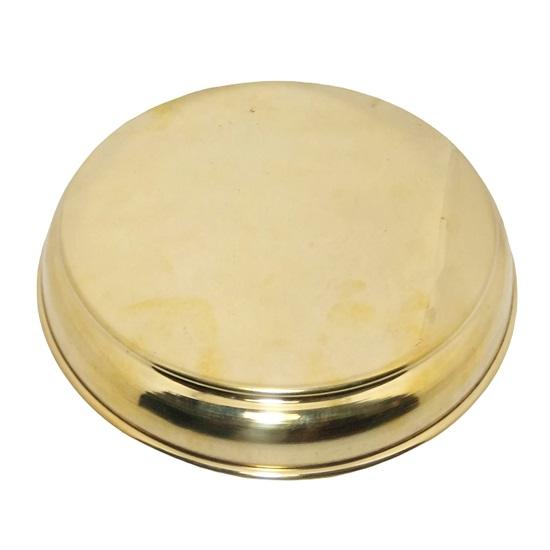 Dinner Plate Thali Plate Heavy Duty Large Size Puja Serving Plate Round Shape