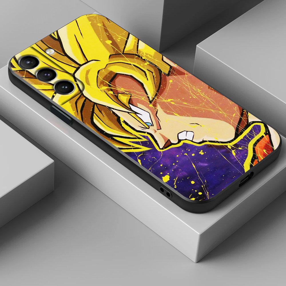 Goku Vegeta Super Saiyans Anime Phone Case For Samsung Galaxy S25 S24 S23 S20 S21 FE S26 S22 Ultra 5G S26 Plus S25FE Soft Cover