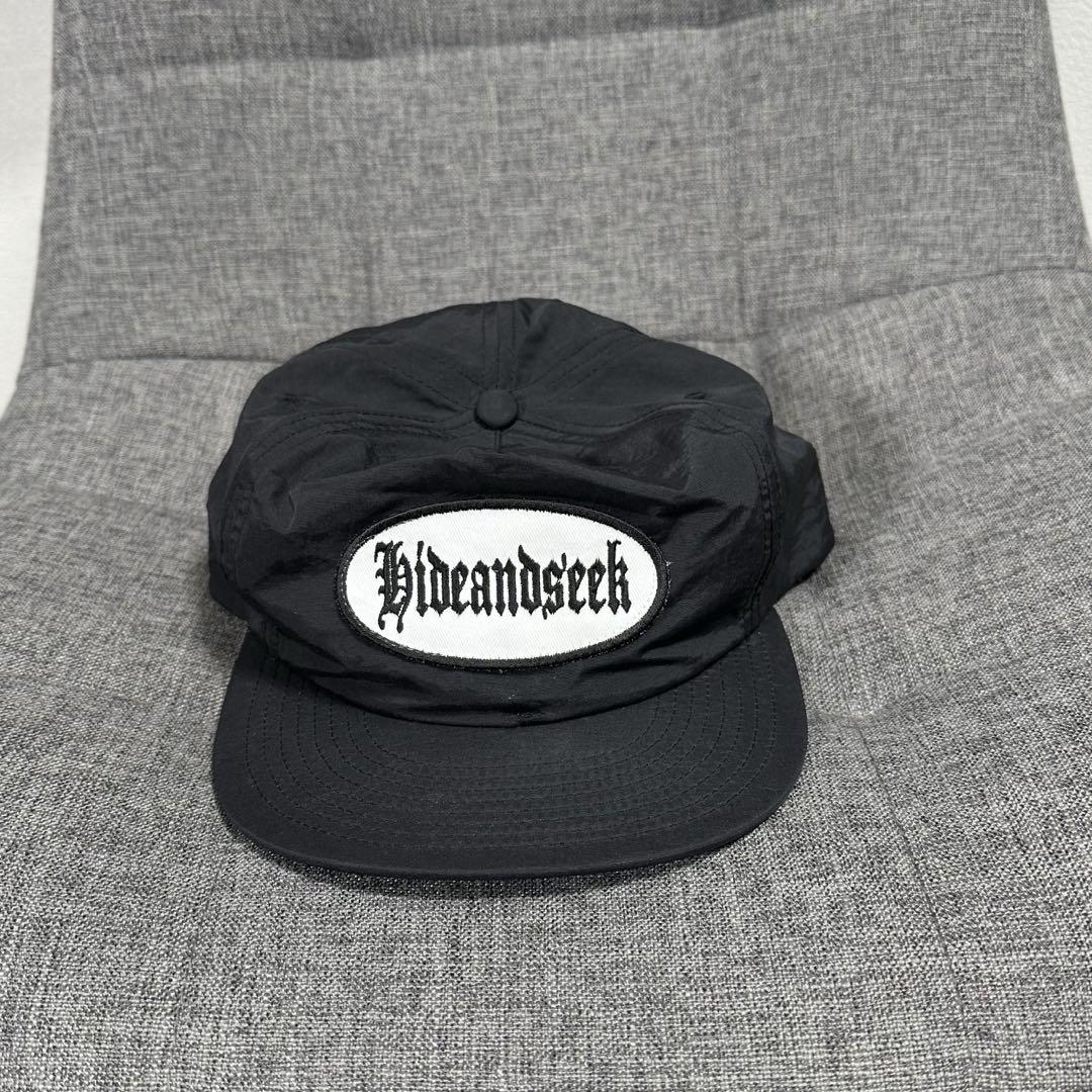 

[USED] Hide and seek Nylon Cap, Black