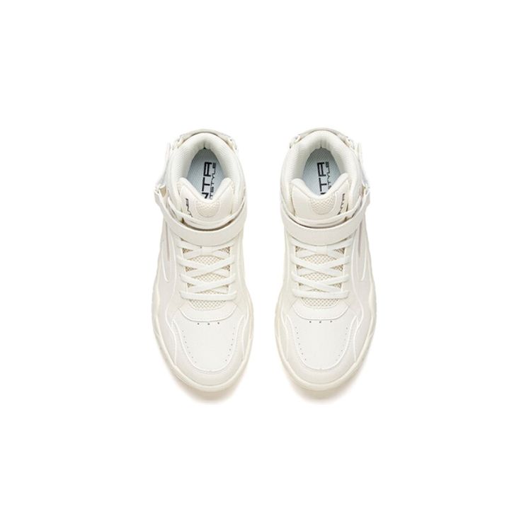 Anta Shock Absorbing Warm High-Top Sneakers Women Sneakers White 922048011-4