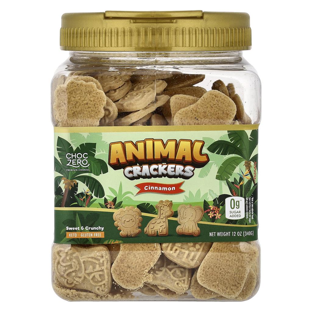 ChocZero, Animal Crackers, Cinnamon, 340g (12oz)