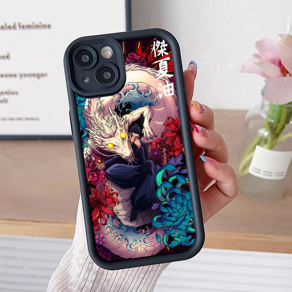 Jujutsu Kaisen Geto Suguru Phone Case for iPhone 17 16 15 14 13 12 11 Air Pro Max Plus Thicken TPU Colorful Cover Luxury Cover iPhone Air