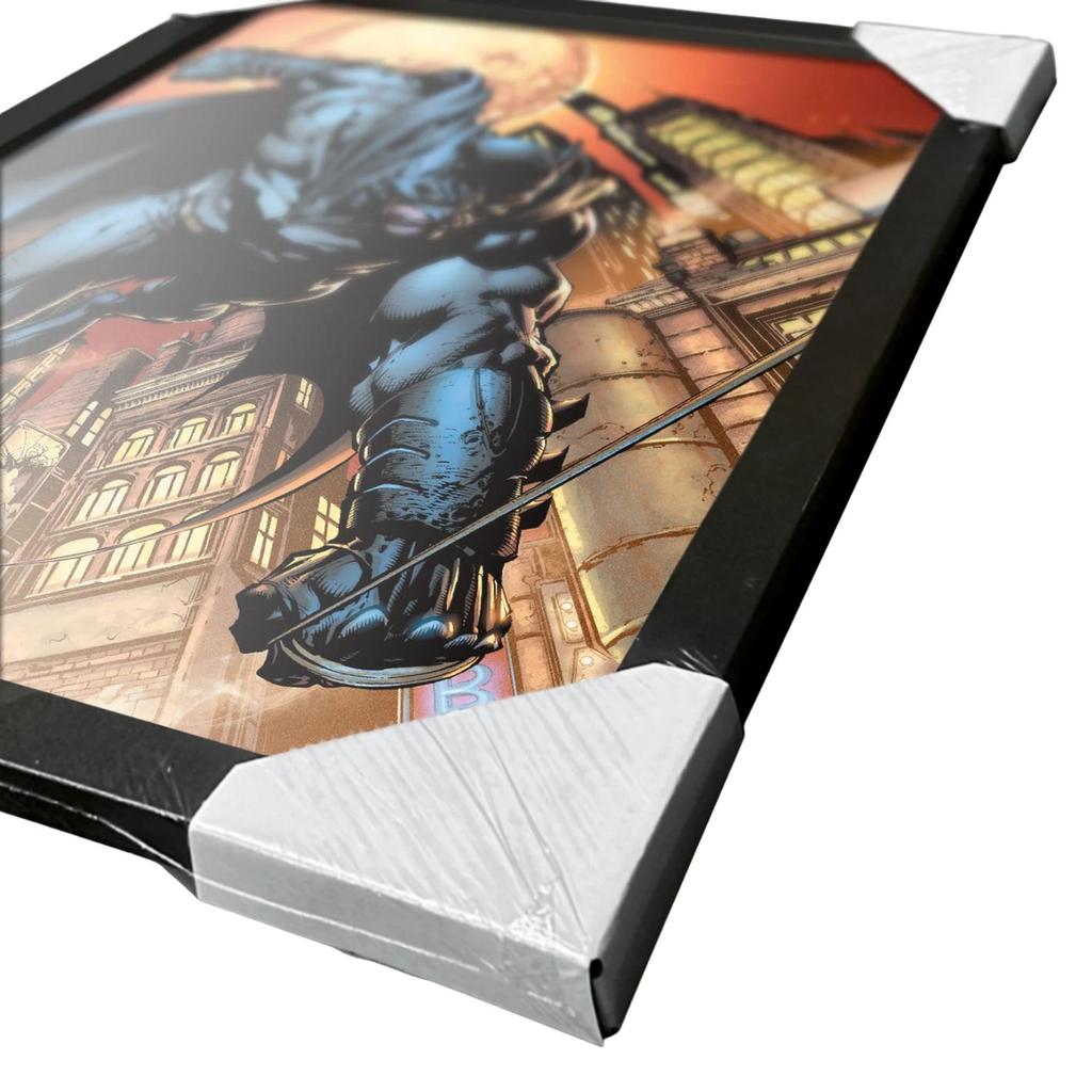 Batman Swinging Framed Poster