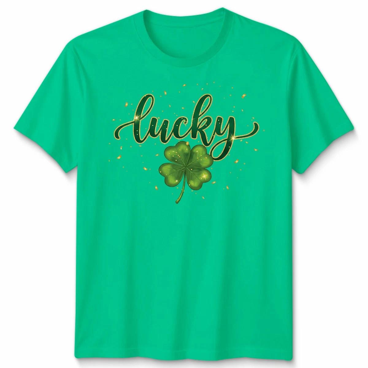 

Lucky St. Patrick S Day Unisex TTshirt Shamrock Clover Irish Beer Gift Tee 4XL