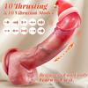 42°C Heating Sex Toy,Thrusting Dildo Vibrator With Powerful Suction Cup,10 Thrusting & Vibrating Modes For G-Spot Anal Vagina Stimulation,Women