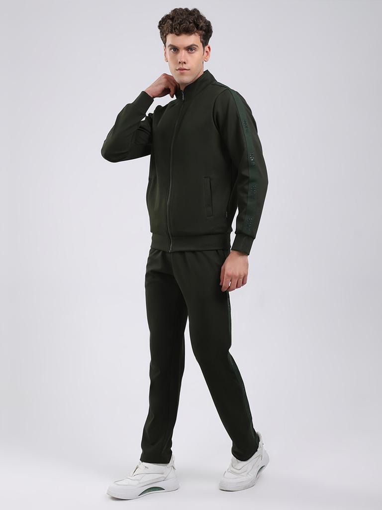 Rock it Męski dres z okrągłym dekoltem i długim rękawem