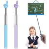 Retractable Teacher Pointer for Classroom Kids Reading, Dumero Extendable Finger Pointer Stick, School Collapsible Telescoping Long Hand Pointing