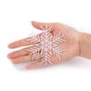 White Snowflake Electrostatic Window Clings Decals Kids Room Christmas Decoration Wall Sticker Winter Frozen New Year Home Decor