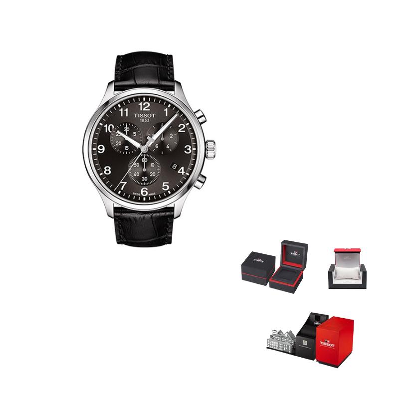 TISSOT Soko Collection Quartz Movement Men s Watches Watch 45mm Black Dial T116.617.16.057.00 Black Dial