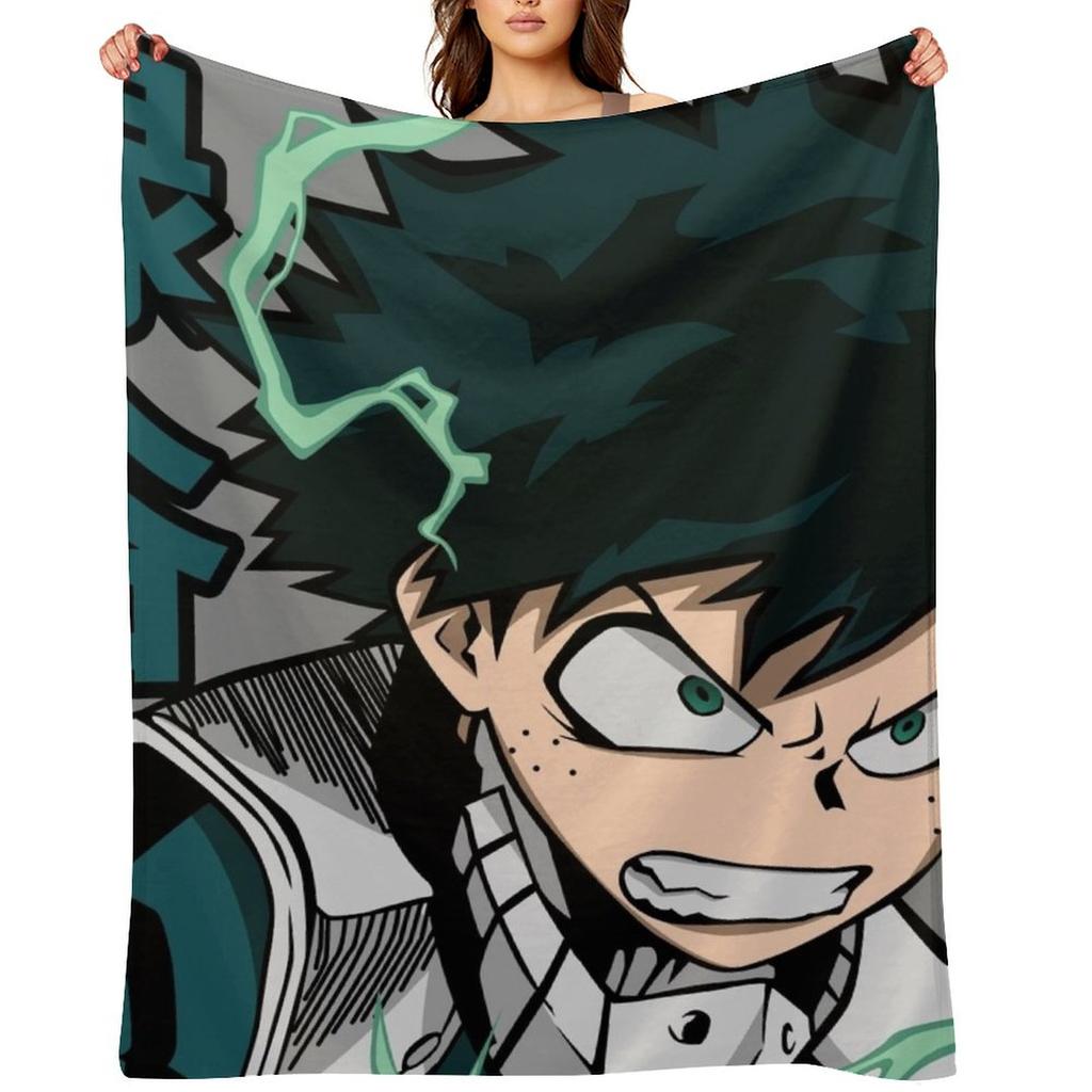 Deku Throw Blanket Luxury St Furrys Warm Winter Soft Plush Plaid Blankets