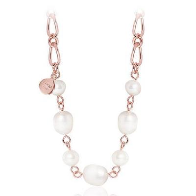 [Luvre Paris] Oria Freshwater Pearl Chain Necklace Na0579