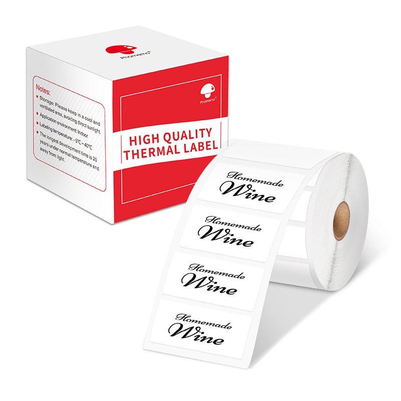 Phomemo M110 Thermodruck-Etikettenpapier: Selbstklebende, wasserdichte Preisschilder für Schmuck & Bekleidungsetiketten