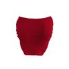 European and American Women's Clothing Sexy Backless Retro Tube Top Short Strapless Sleeveless Outer Bottom Vest