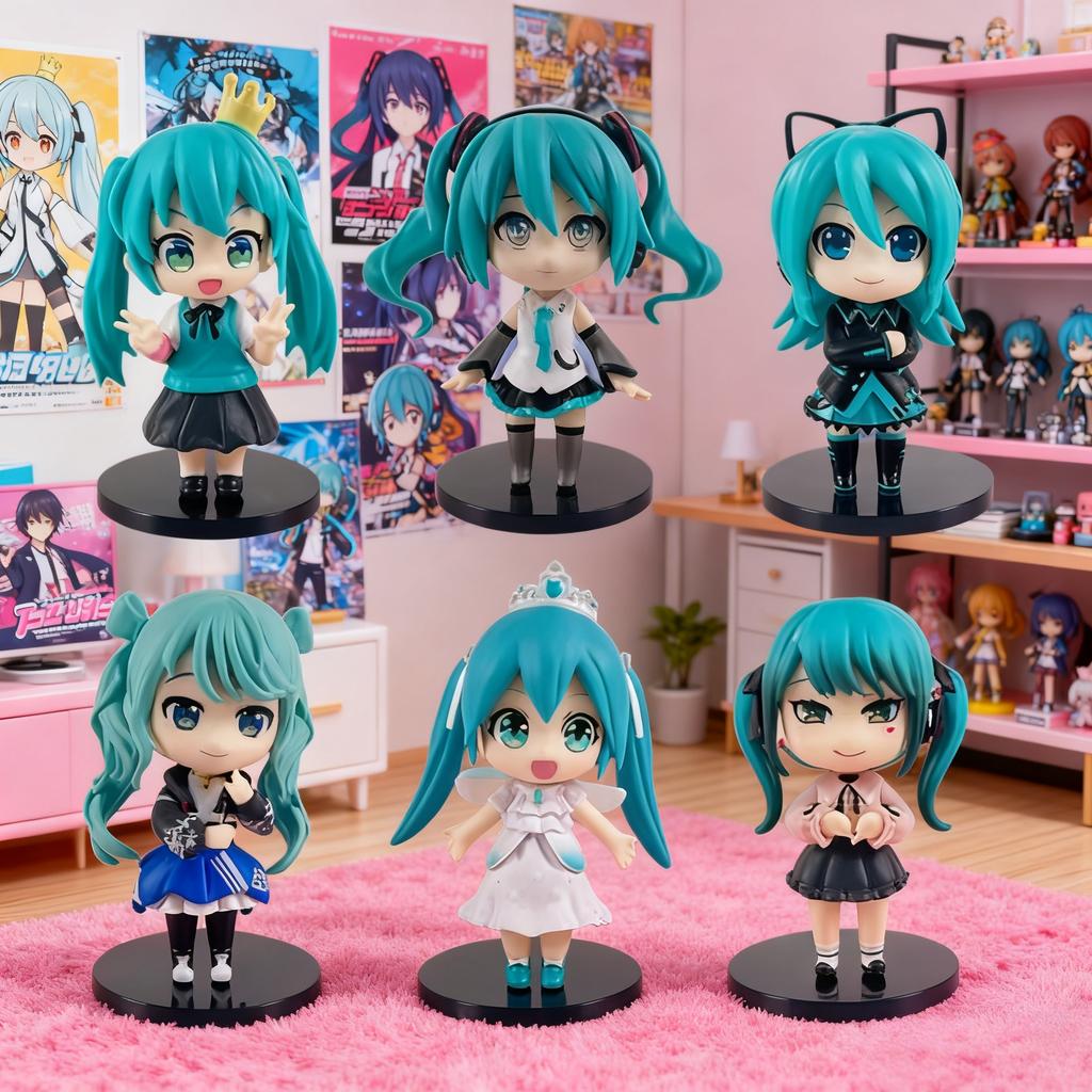 New Hatsune Miku Q Edition Series First Generation Blind Box Handmade Series Otaku Birthday Gift Collection