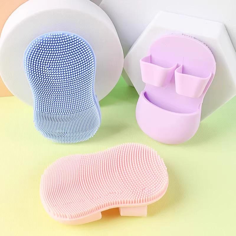 8Pcs Face Exfoliator Face Scrubber Soft Silicone Facial Cleansing Brush Manual Facial Cleansing Brush Skincare 8pcs