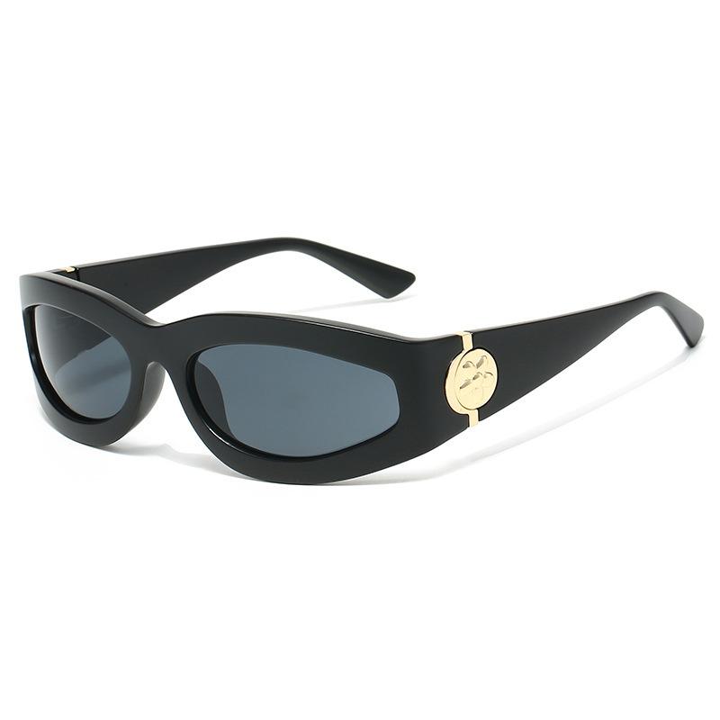

New personalized modern small frame sunglasses narrow edge sunglasses street shot versatile sunglasses lenses
