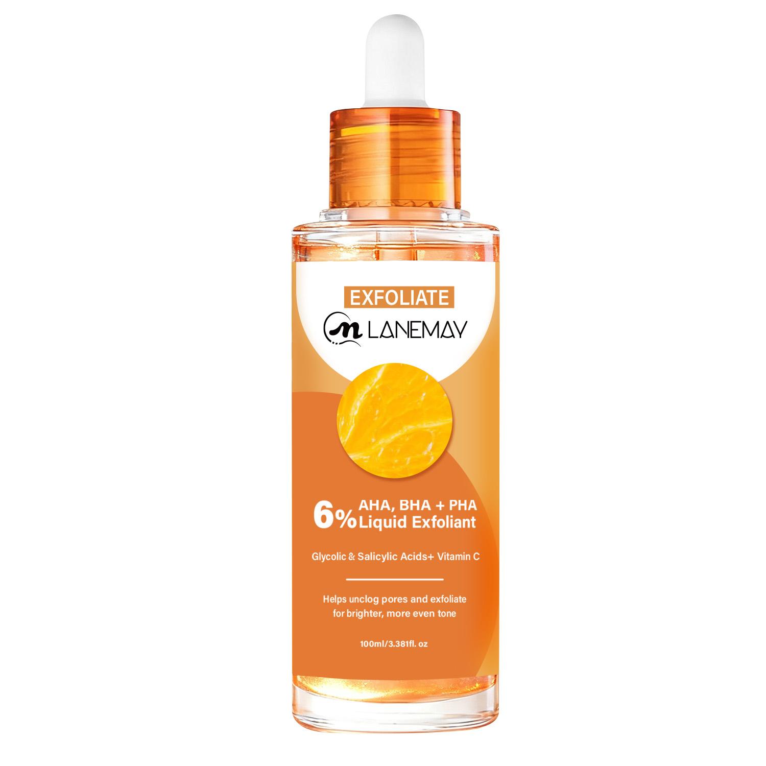 AHA, BHA + PHA Toner-Toner With Added Vitamin C-Brightens & Evens Skin Tone-Exfoliation & Hydration-Suitable For All Skin Types, 100ml