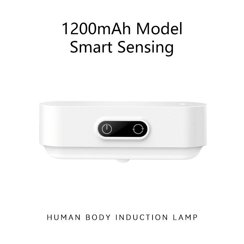 FTOYIN 5 Color Intelligent Induction Cabinet Light Detachable Magnet Base LED Night Light Bedroom Reading Bedside Lamp 200 Lumen