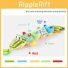 Baby Crocodile Sensory Development Toy With Music And Rattle For Newborns And Toddlers