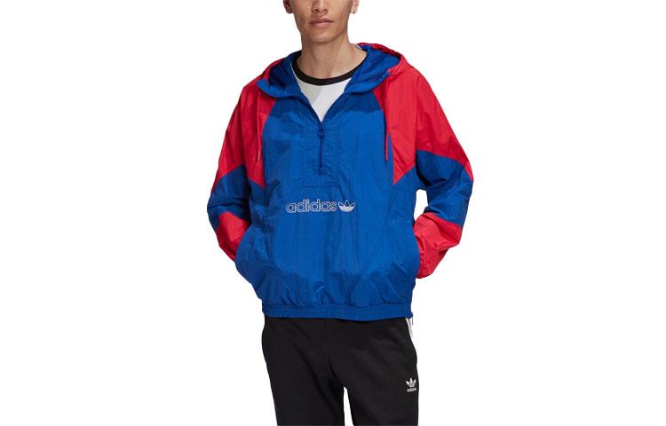 Adidas Originals Jackets Men s True Blue Hooded Moderate Other GE6239 S