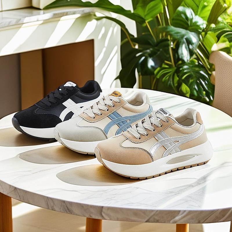 Forrest Gump shoes 2025 spring new Korean version breathable ins casual shoes student platform lightweight breathable running shoes women