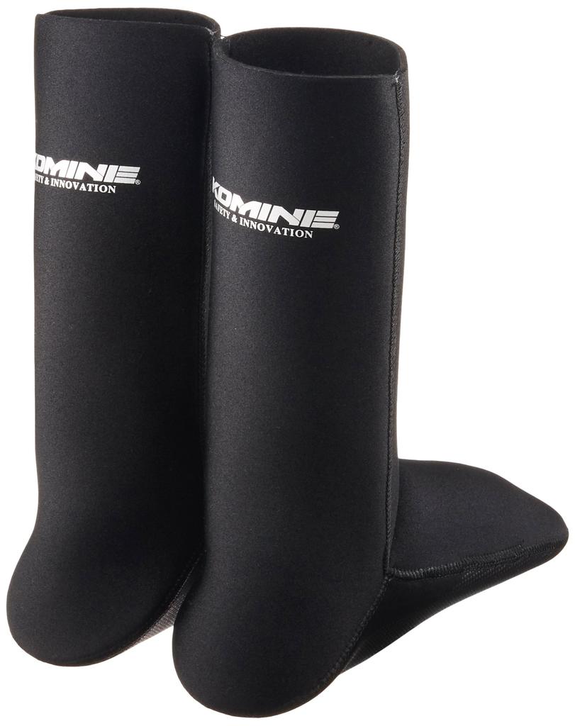 KOMINE Motorcycle Neoprene Warm Socks Black L 748 AK-088