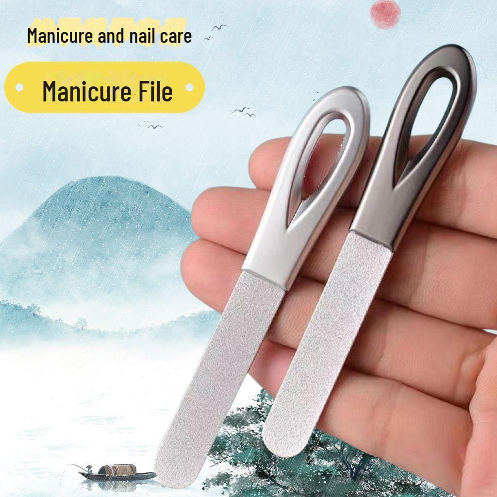 Seiko Stainless Steel Double-Sided Nail File & Shaping Tool